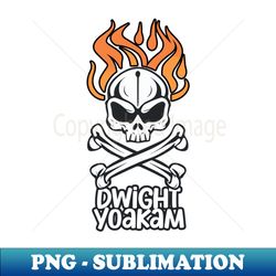 Dwight Yoakam Burning Skull - Instant PNG Sublimation Download - Add a Festive Touch to Every Day