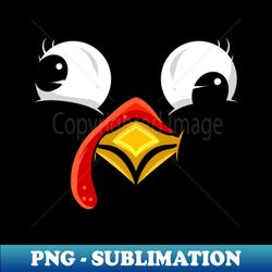 Funny Wierd Turkey Face Thanksgiving - Aesthetic Sublimation Digital File - Transform Your Sublimation Creations