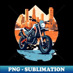Beachside Motorbike Ride Tee - Premium PNG Sublimation File - Instantly Transform Your Sublimation Projects