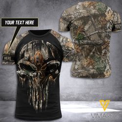 Bloodhound Hunting Camouflage Customized T Shirt/Hoodie 3D Printed