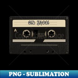 Cassette Tape Old Skool - Instant Sublimation Digital Download - Perfect for Creative Projects