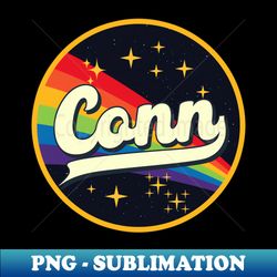 Conn  Rainbow In Space Vintage Style - High-Quality PNG Sublimation Download - Unlock Vibrant Sublimation Designs