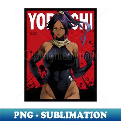 Yoruichi Red Comic - High-Quality PNG Sublimation Download - Capture Imagination with Every Detail