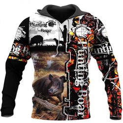Boar Hunter &8211 Hunting Boar Hoodie 3D Style4939 All Over Printed