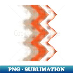 growing squares forming chevron pattern in orange and tan - Premium Sublimation Digital Download - Spice Up Your Sublimation Projects