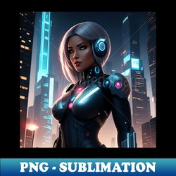 Synthetic Serenity - Creative Sublimation PNG Download - Unleash Your Inner Rebellion