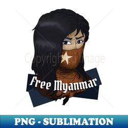 Free Myanmar - Instant PNG Sublimation Download - Stunning Sublimation Graphics