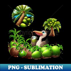 La paciencia y la esperanza del que siembra cocos - Signature Sublimation PNG File - Stunning Sublimation Graphics