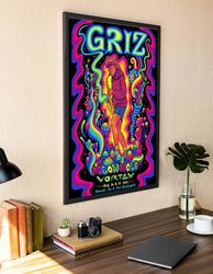 GRiZ Poster, GRiZ Meow Wolf Vortex Aug 26 & 27 2023 Denver CO The JunkYard Poster, Grant Richard Kwiecinski, 2023 Music