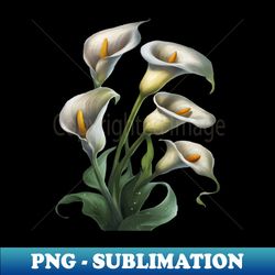 Beautiful Callla Lilies - Instant Sublimation Digital Download - Perfect for Personalization