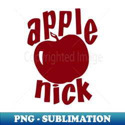 apple nick vintage soda pop bottle cap - aesthetic sublimation digital file - unlock vibrant sublimation designs