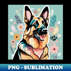 German Shepherd - Stylish Sublimation Digital Download - Capture Imagination with Every Detail