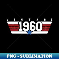 Vintage 1960 Aviator - Premium PNG Sublimation File - Defying the Norms