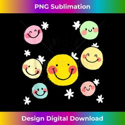 Cool Happy Emoticon Smile Face Illustration Graphic De - Crafted Sublimation Digital Download - Chic, Bold, and Uncompromising