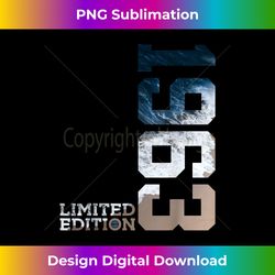 60 Years 60th Birthday Limited Edition 19 - Sleek Sublimation PNG Download - Elevate Your Style with Intricate Details