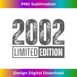 Limited Edition 2002 and 21st Birthd - Classic Sublimation PNG File - Immerse in Creativity with Every Design