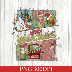 Retro Grinch Christmas PNG, Grinchmas PNG, Merry Christmas Gift Printable PNG, Funny Grinch PNG, Grinch Merry Christmas