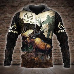 Bow Hunting Moose 3D All Over Printed Hoodie X061239