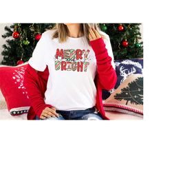 Merry And Bright Christmas Shirt, Christmas Party Shirt, Family Xmas Shirt, Holiday Gift For Christmas Shirt,  Christmas