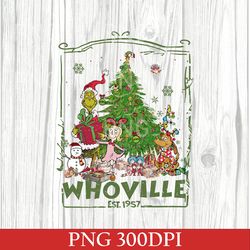 vintage grinch christmas tree png, grinch max tree png, whimsical grinch tree, christmas png, grinchmas, whoville grinch