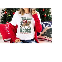 Giddy Up Jingle Horse Pick Up Your Feet Shirt, Cowboy Christmas Shirt, Howdy Country Christmas Shirt, Cowgirl Christmas