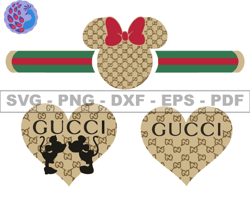 Gucci Mickey Mouse Logo,Gucci Svg,Gucci Logo Svg, Fashion Brand Logo 07