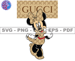 Gucci Mickey Mouse Svg, Fashion Brand Logo 191