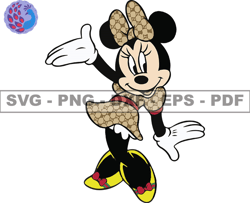 Gucci Mickey Mouse Svg, Fashion Brand Logo 196