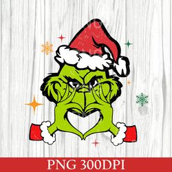 Grinch Merry Christmas PNG, Cute Christmas Grinch PNG, Christmas Grinch PNG, Holiday PNG, Merry Christmas Gift