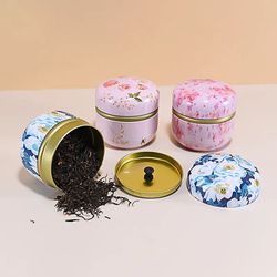 mini portable storage boxes - candle cans, tea caddy, coffee containers - sealed jars for snacks