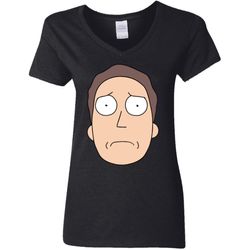 Rick And Morty Jerry Smith Women V-Neck T-Shirt