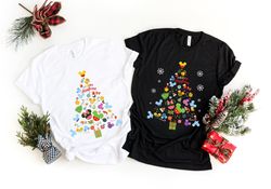 Disney Mickey Christmas Tree Shirt, Santa Squad Shirt, Santa Shirts