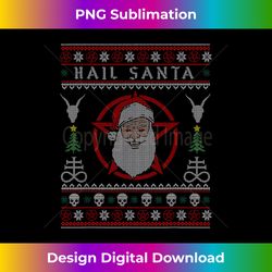 Hail Santa I Pentagram Death Metal Satan Cos - Innovative PNG Sublimation Design - Rapidly Innovate Your Artistic Vision