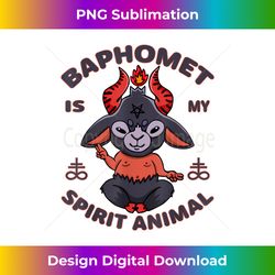 Baphomet Is My Spirit Animal Satan Pentagram Atheist Oc - Classic Sublimation PNG File - Enhance Your Art with a Dash of Spice