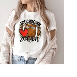 Touchdown Season Shirt, Football Wavy Style Shirt, Fall Football Season Cozy Shirts, Thanksgiving Day Football Shirt