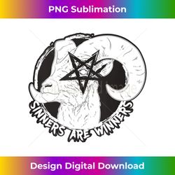 Sinners are Winners Pastel Goth Death Metal  Funny Satanic Tank T - Deluxe PNG Sublimation Download - Infuse Everyday with a Celebratory Spirit