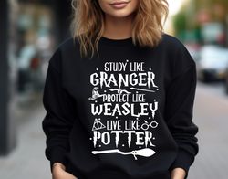 Study Like Granger Sweatshirt, Wizard School Sweater, Wizard Shirt