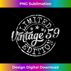 Vintage 1959 Bday Stamp 64th Birthday Gifts 64 Year O - Urban Sublimation PNG Design - Crafted for Sublimation Excellence