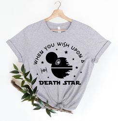 When You Wish Upon A Death Star Shirt, Stormtrooper Shirt, Disney Star Wars Shirt