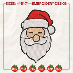 Santa Claus Embroidery Designs, Christmas Embroidery Designs, Merry Xmas Embroidery Designs, Mini Embroidery Designs