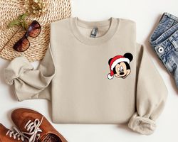 Disney Mickey Christmas Sweatshirt, Merry Christmas Sweatshirt