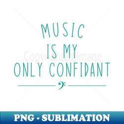 Music Is my Only Confidant Desing Freestyle Awesome Lover Mens Womens Youth Kids Gift Short Graphic - Retro PNG Sublimation Digital Download - Unleash Your Creativity