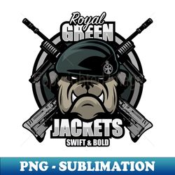 Royal Green Jackets - Special Edition Sublimation PNG File - Perfect for Creative Projects
