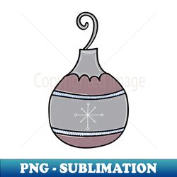 whimsical holiday ball ornament illustration - exclusive sublimation digital file - unleash your inner rebellion