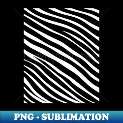 black and white zebra stripes animal print pattern - sublimation-ready png file - bring your designs to life