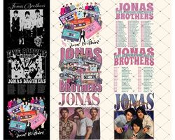 8 Png Jonas Brothers Cassette, Nick Joe Kevin Jonas Png, Retro Five Albums One Night Tour Png, Raised On Jonas Brothers