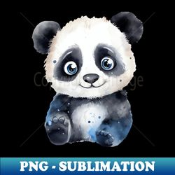 Panda Bear Watercolor - Premium PNG Sublimation File - Bold & Eye-catching
