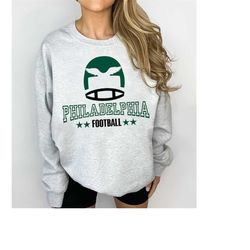 Retro Philadelphia Sweatshirt, Vintage Eagles Football Shirt, Philadelphia Shirt, Eagles Football Sweater For Fan, Game