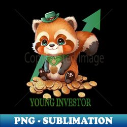 Young Investor - Panda - Stylish Sublimation Digital Download - Bring Your Designs to Life