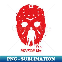 Friday the 13th - High-Resolution PNG Sublimation File - Vibrant and Eye-Catching Typography